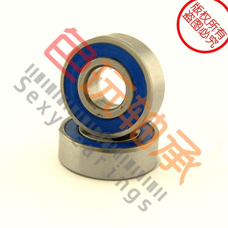 Export quality 5x12x4 blue seal ring model bearing MR125 2RS ABEC-3 XRAY