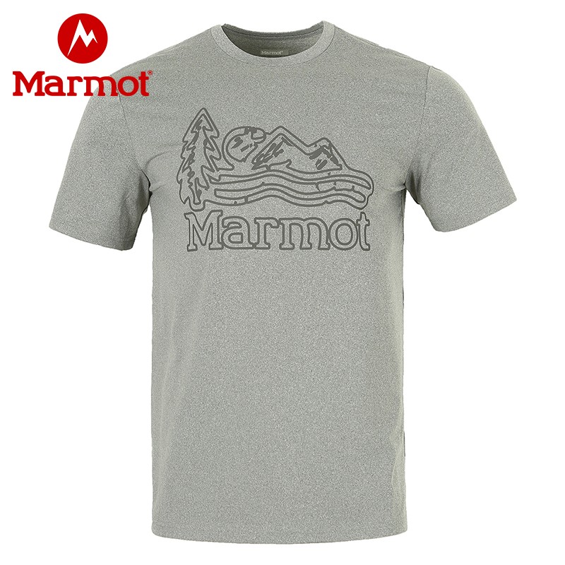 (22 new models) Marmot Summer City Outdoors Breathable Sweat Wicking Men Short Sleeves Quick-Dry T-Shirt