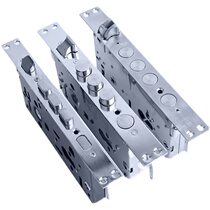 Anti-theft door 6068 double fast double live household stainless steel large cylindrical intelligent overlord fingerprint password narrow lock body 90