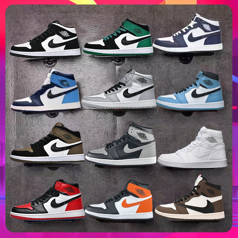 Summer Aj Men's High-Top Shoes in Smoke Gray, Men's Aj1 Shadow Gray Mid-Top Black Mocha Brown Sneakers for Women Summer Aj Men's High-Top Shoes in Smoke Gray, Men's Aj1 Shadow Gray Mid-Top Black Mocha Brown Sneakers for Women