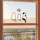 Glass door decorative sticker ins wind anti-collision wall sticker