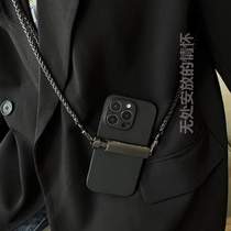 Sensitive slanted lanyard@Mobile phone chain high-end women’s chain back-slanted adjustable mobile phone cross-hanging high-end chain