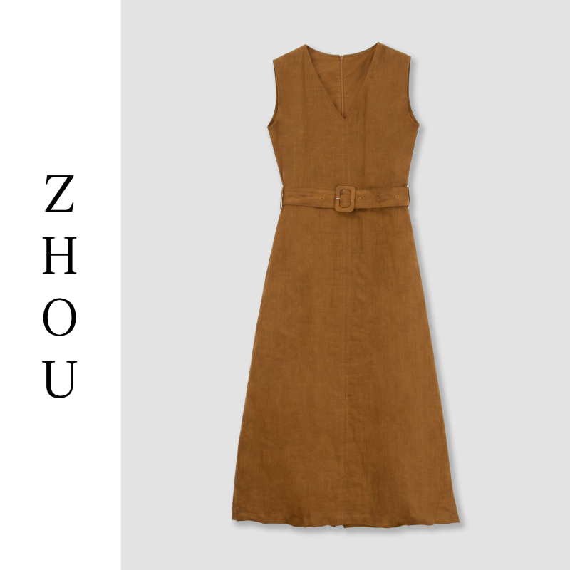 (Selected by Zhou Ge) Brown Dress-2600322 (Selected by Zhou Ge) Brown Dress-2600322