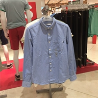 Áo chính hãng Baleno Benny Road mùa thu cho nam Cotton Thoải mái màu đơn giản Slim Oxford Áo sơ mi dài tay áo sơ mi nam cộc tay