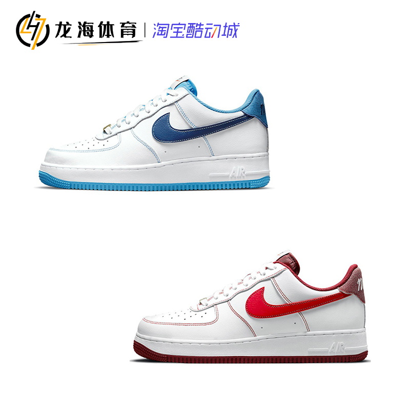 Nike Nike Air Force1 AF1 Air Force One New White Blue Red Men's Casual Shoes DA8487-100