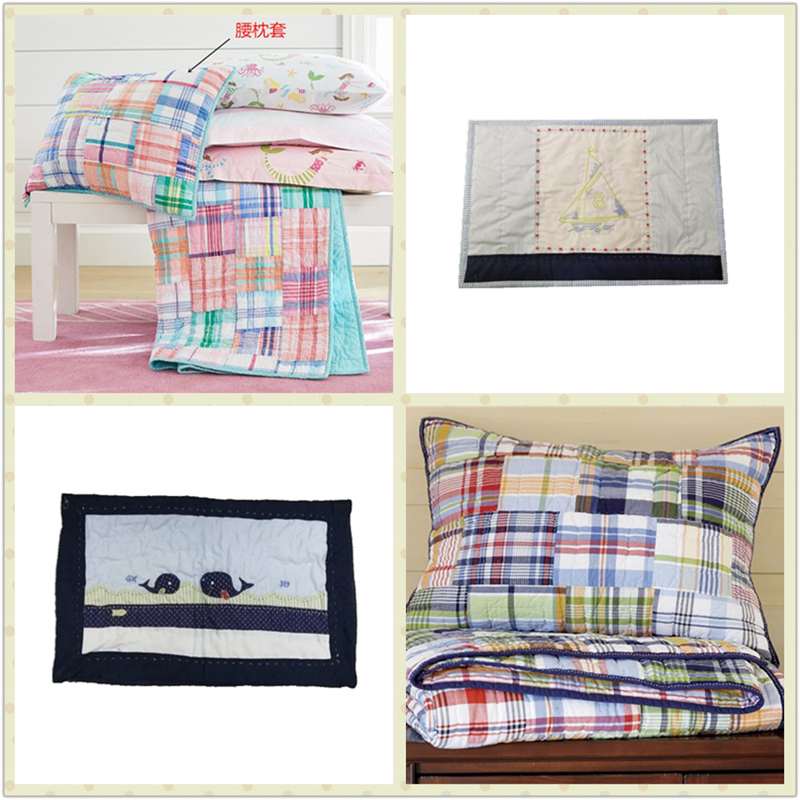 Tail Sheet 30x50 Pure Cotton Small Pillowcase Clips Cotton Children Quilted Clips Cotton Small Waist Pillow Single Two-Taobao