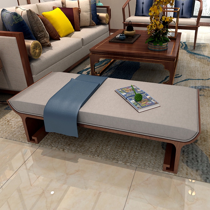 New Chinese Solid Wood Guanji Bedbench Solid Stool Bedstool Surface Bedstool Bench Bedstool Change Shoes Stool Lazy