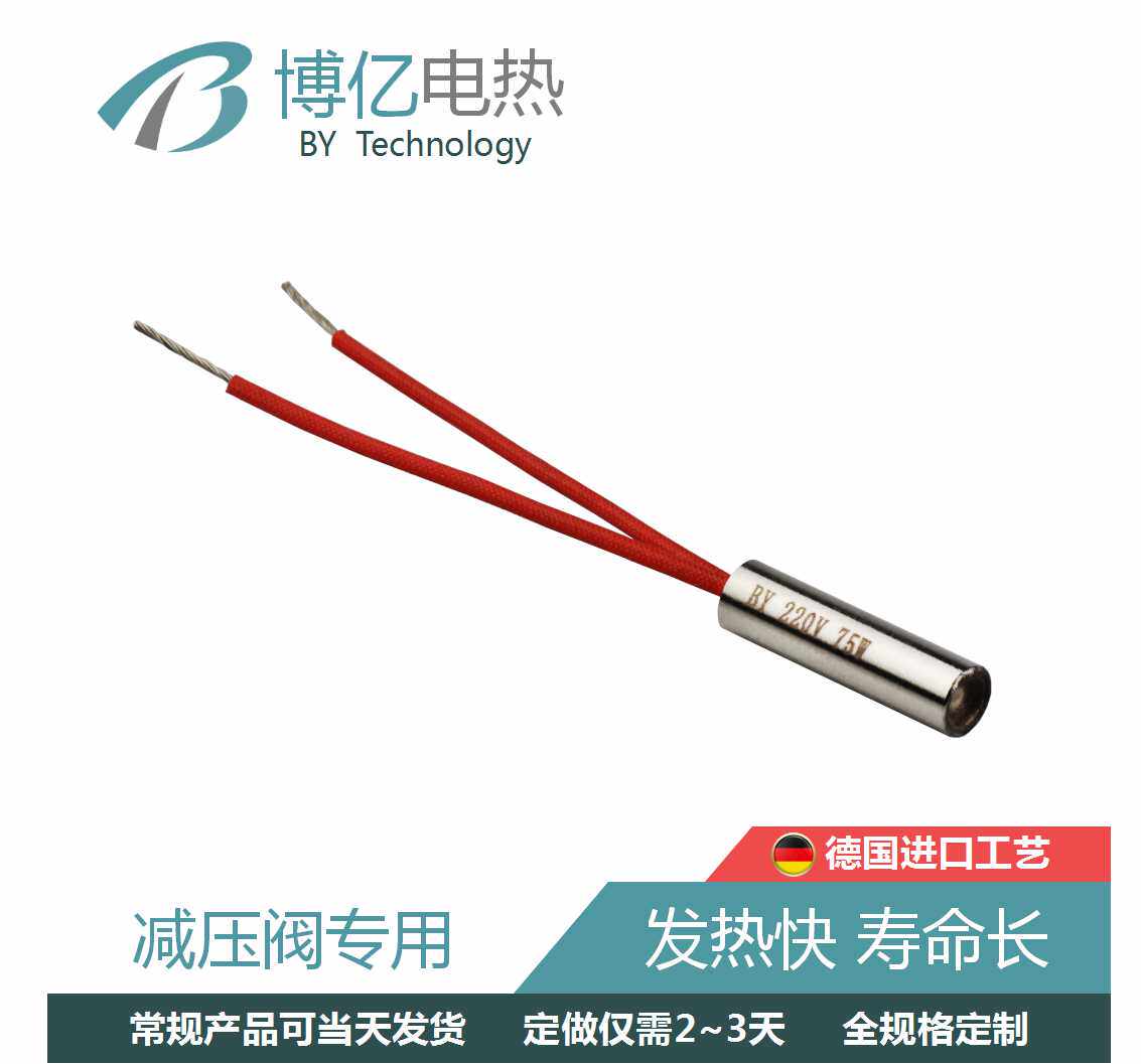 Bo 100 million electric heating 10 10 * 36 36V110V220V75W carbon dioxide reducing valve single head heating tube heating bar
