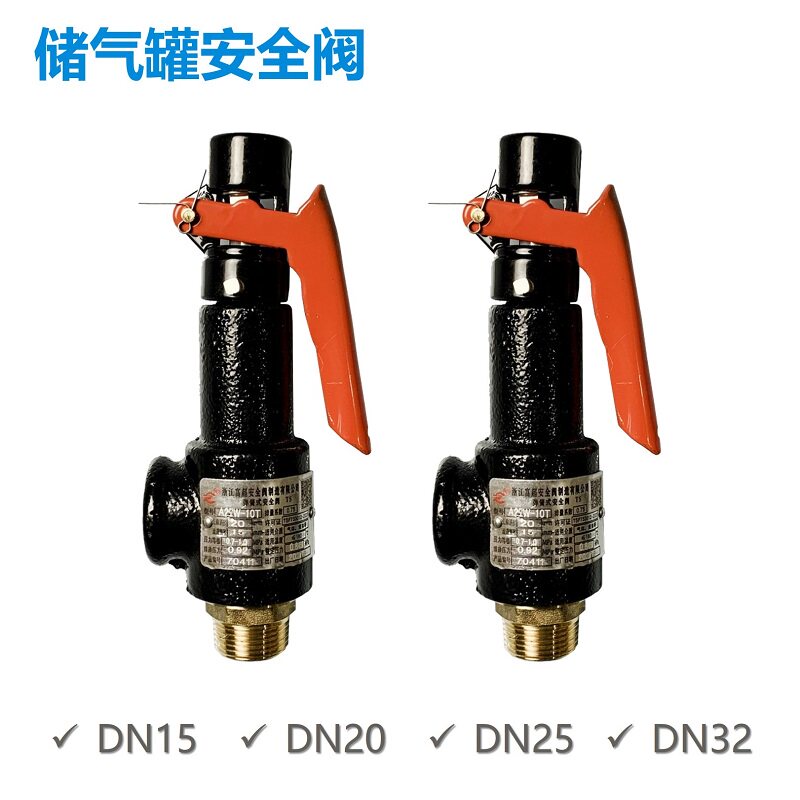 Spring type safety valve Automatic pressure relief valve Rich Super gas storage tank Steam boiler pressure tank relief valve Gas tank valve