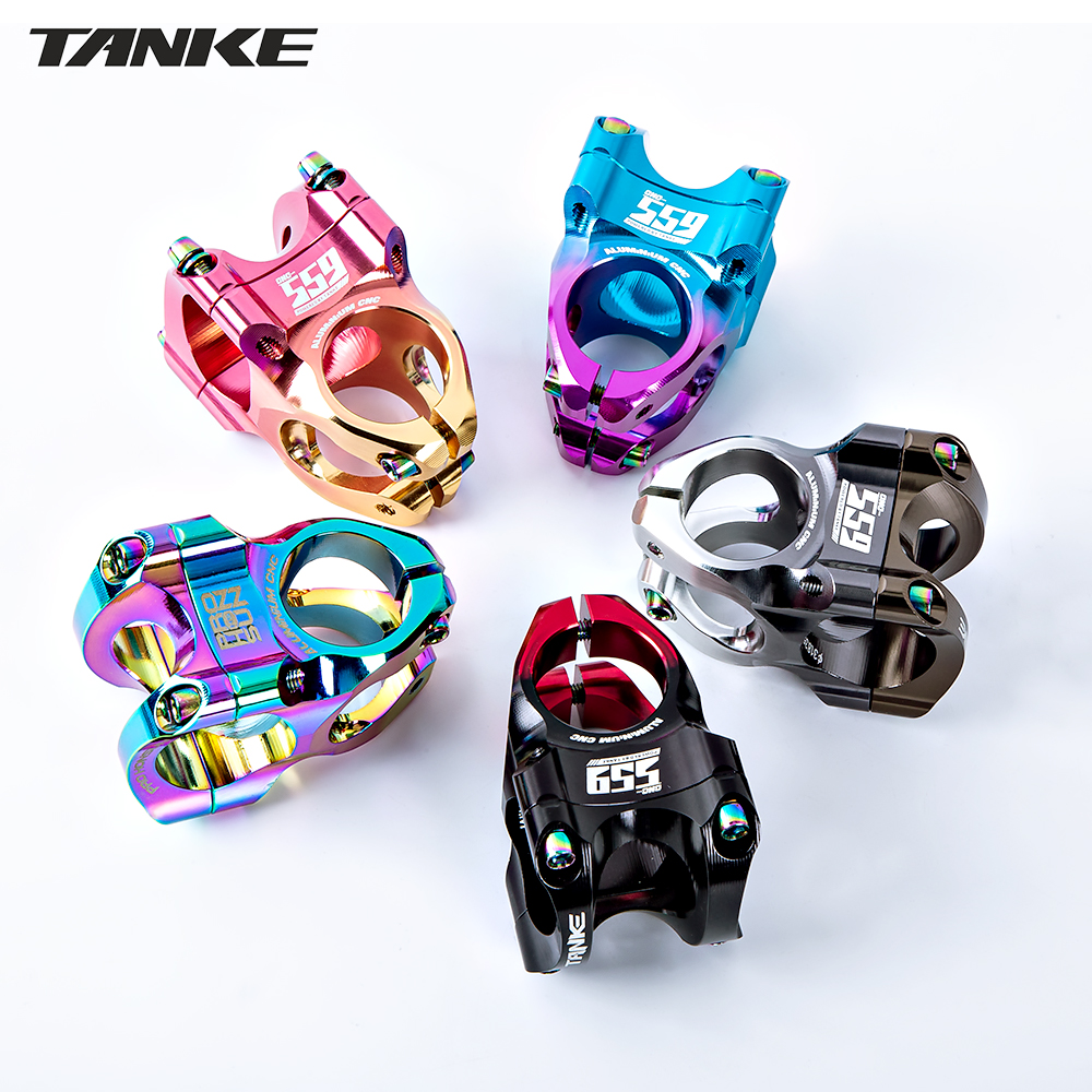 TANKE カーボン パッセンジャー 自転車 ショート ライザー XC/エンデューロ/AM マウンテン バイク ライザー CNC アルミ合金 超軽量ステム