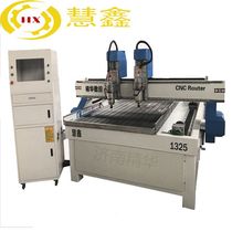 Tombstone stone engraving machine Independent double head 1325 plane three-dimensional dual-use stele desktop CNC engraving machine