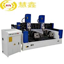 Jinan essence computer numerical control three-dimensional cylindrical Buddha statue tombstone Desktop double-headed heavy stone engraving machine