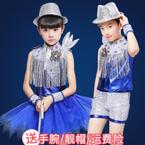 61 Children Jazz Dancing Out of Bright Films Fluffy Skirt Jazz Dance Performance Wear and Gymnastics Modern Dance Street Dance