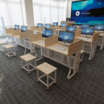 School computer room table training table computer room desk computer table training room table and chair office desk chair single double table