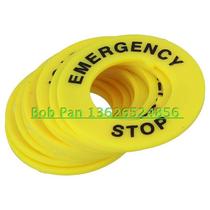 Button switch emergency stop signage warning ring outer diameter 60mm inner diameter 22mm