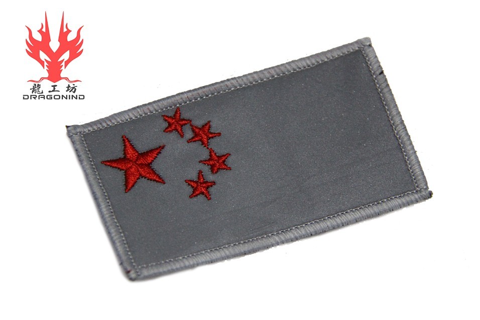 Outdoor mountaineering camping riding Chinese flag armband Velcro night reflective signal rescue identification armband