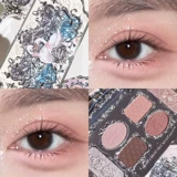 Палетка теней, лебедь, тени для век, новая коллекция, на каждый день, в коричневых тонах