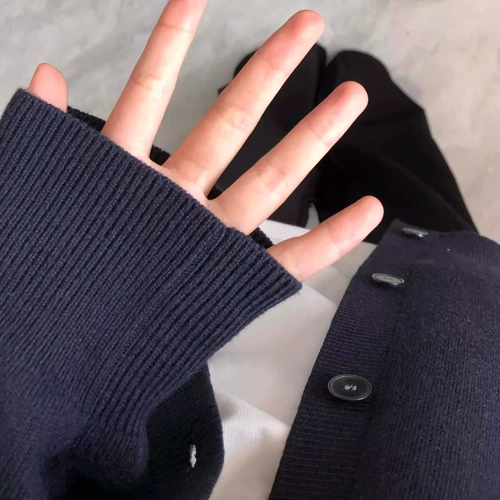 Трикотажный осенний свитер, куртка для отдыха, свободный крой