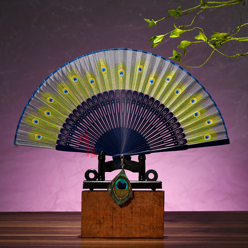 Fold fan peacock fan fan fan fan fan fan fan fan and fan gift fan square dance show fan fan