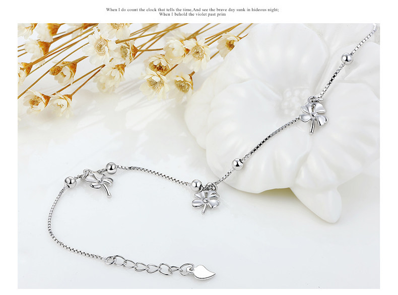 Chaine de cheville Femme en Argenterie - Ref 3102114 Image 15