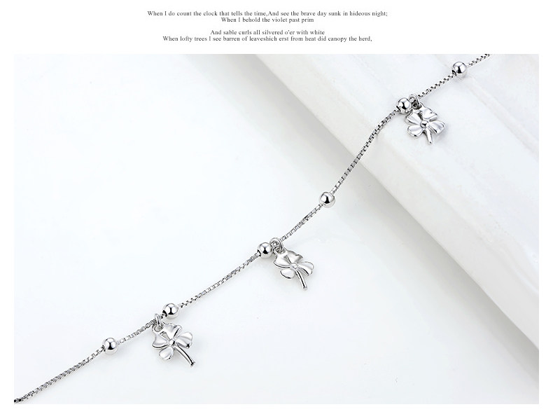 Chaine de cheville Femme en Argenterie - Ref 3102114 Image 14