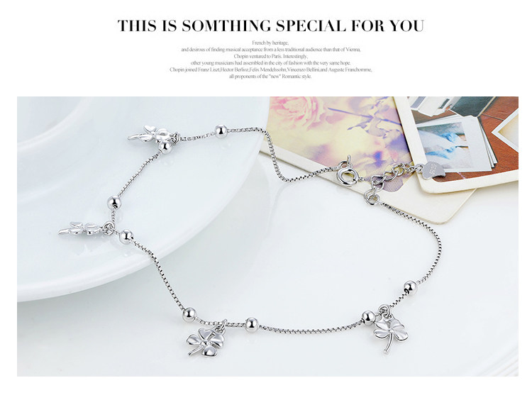 Chaine de cheville Femme en Argenterie - Ref 3102114 Image 3