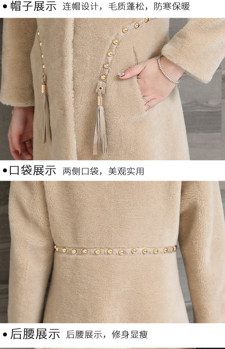 Manteau de fourrure femme XUESNROL    - Ref 3173138 Image 23