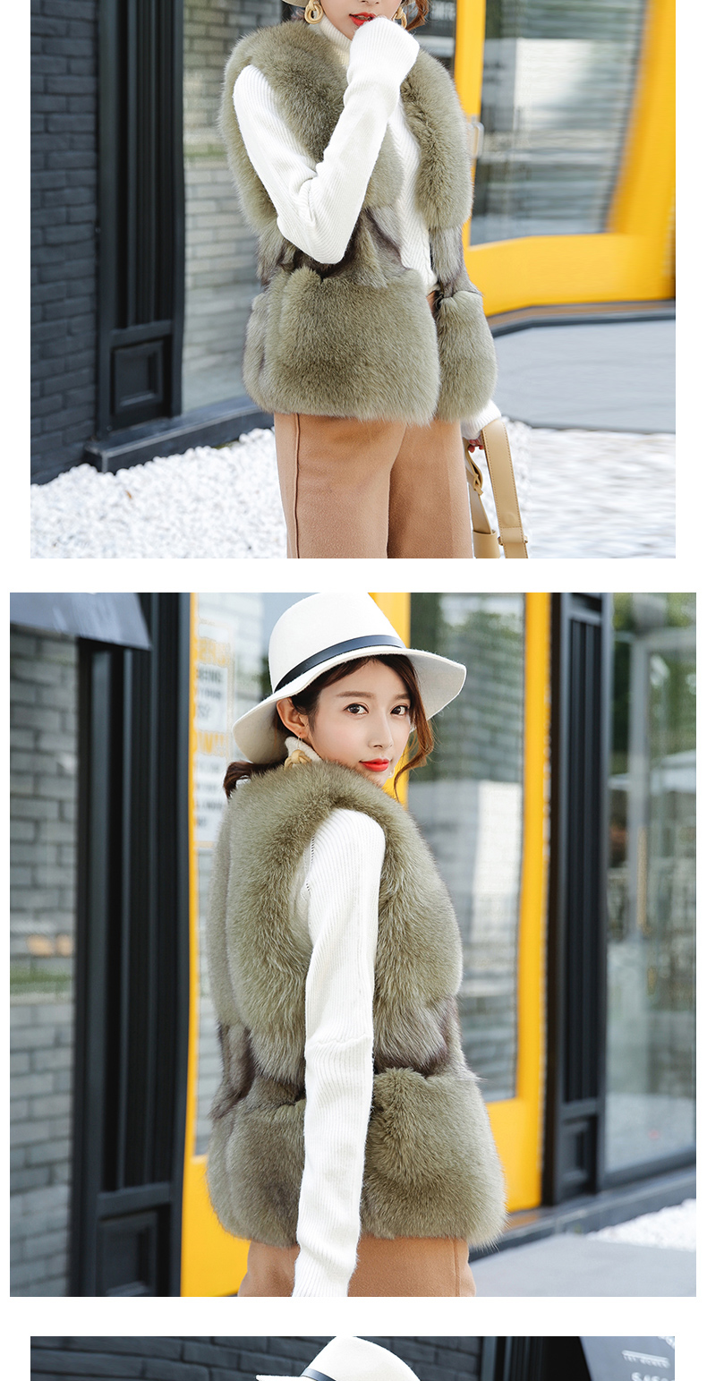 Manteau de fourrure femme XUESNROL    - Ref 3175006 Image 12