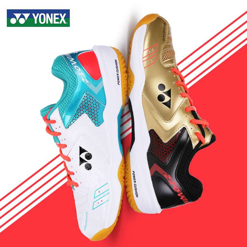 New Younnieks Badminton Shoes Wide Last Men's Shoes YY Ultra Light Sneakers Women Shoes SHB210CR WCR