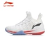 2019 mới Li Ning giày cầu lông chính hãng nam nhẹ thoáng khí giúp mát cá mập giày thể thao chuyên nghiệp AYZP005 - Giày cầu lông giày sneaker nam trắng Giày cầu lông