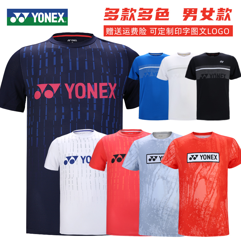 YONEX Yonex badminton clothing short-sleeved men's and women's yy clothes quick-drying sports T-shirt top summer