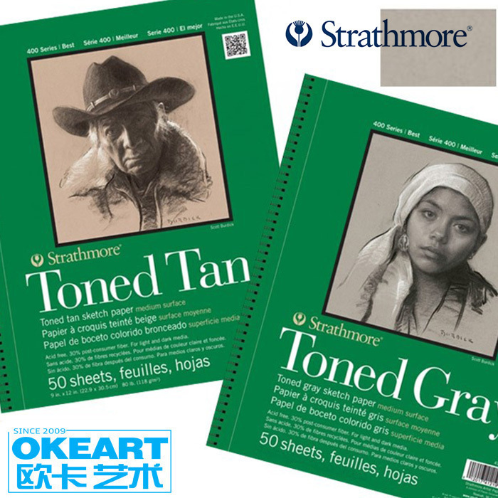 Strathmore Imported from the United States, Warm Brown and Cool Gray Sketching Colored Pencils, Multi-Purpose Drawing Paper Strathmore Imported from the United States, Warm Brown and Cool Gray Sketching Colored Pencils, Multi-Purpose Drawing Paper