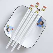 Ceramic parent-child chopsticks Household high-grade exquisite family family distinction One person one chopstick High temperature resistance moisture-proof mildew