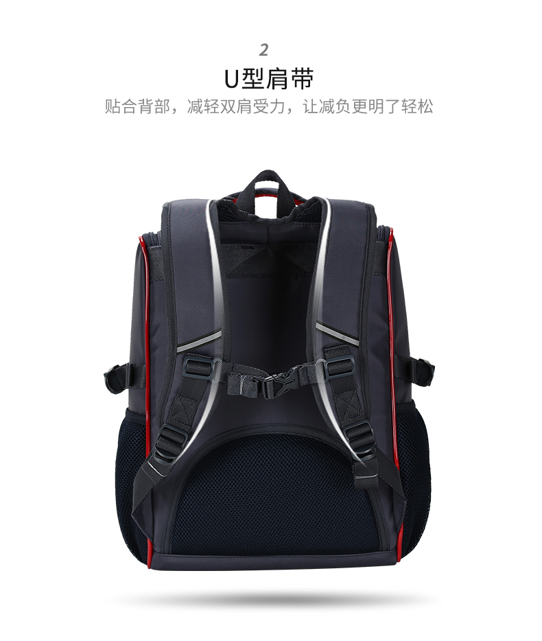 Kara cừu túi học sinh tiểu học nam và nữ 12345 lớp túi đeo vai Yang ba lô học sinh 8-12 tuổi cặp 2680 - Ba lô balo bitis