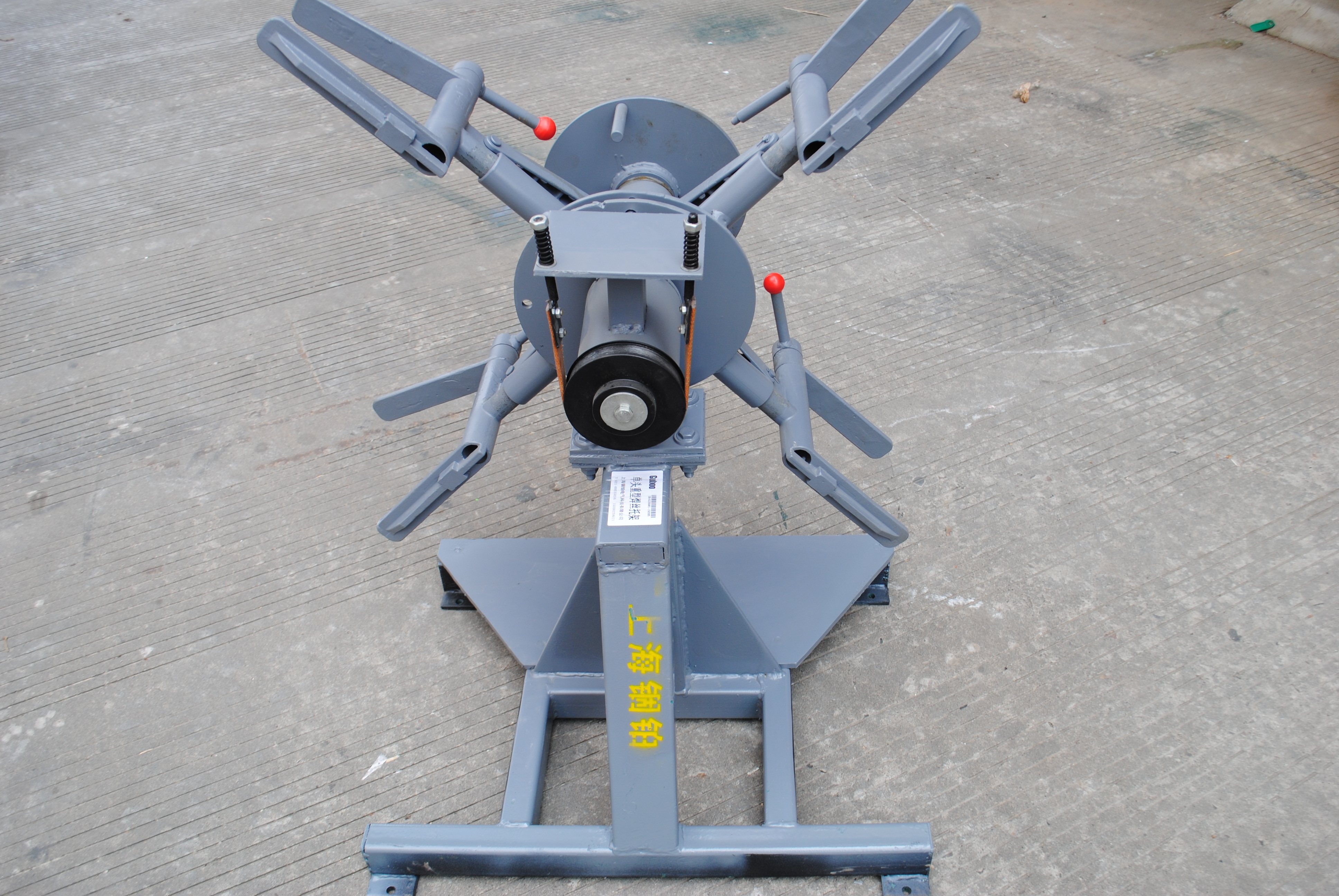 Submerged arc welding unwinding wire rack single double head gantry delivery wire frame bearing 250KG300KG light heavy disc horizontal welding wire frame