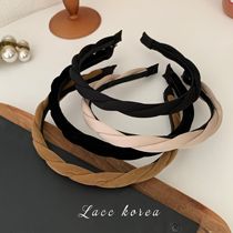 Korean retro autumn and winter twist headdress headband high skull top temperament headband net red 2022 new wild hair pull