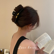 Elegant style ~ French lazy large grab clip female temperament back head hair clip shark clip high-end headwear