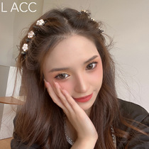 South Korean small scented mountain tea flower hairpin clip Liu Haiclip Grip Clip Princess Hair Clip Hair Clip Accessories for womens headwear small clip