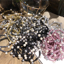 South Korea imported Dongdaemun simple and wild exquisite inlaid pearl hair ring Imported hair accessories headband headdress