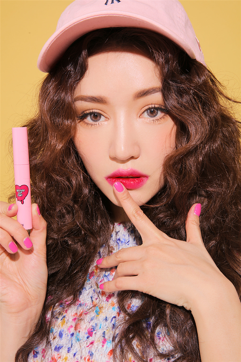 STYLENANDA Official 3CE TATTOO LIP TINT Trang điểm lâu trôi Lip Gloss - Son bóng / Liquid Rouge son bóng forever young