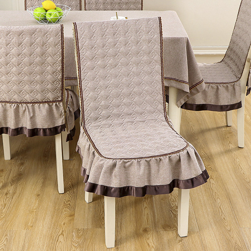 Cotton chair cushion suite Chinese chair chair package tablecloth convenient fashion new chair mat