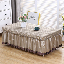 European coffee table cover thick solid color tea table mat rectangular coffee table cover modern solid color fashion coffee table cover