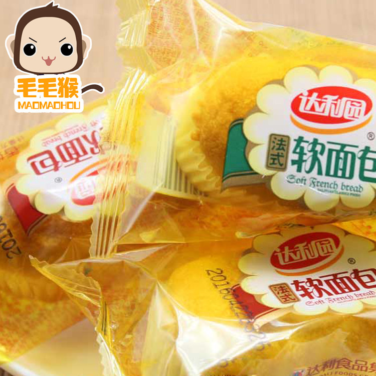 Daliyuan French soft bread 5 catties fragrant milk orange flavor delicious pastry breakfast at home affordable food 2500g