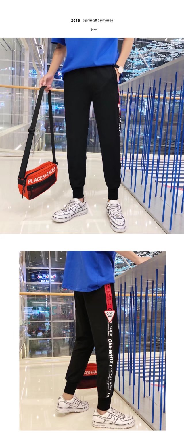 Mùa thu và mùa đông thêm quần rộng bình thường nam cộng với nhung dày thủy triều lỏng lẻo chín điểm quần quần học sinh nhanh khô mồ hôi quần thể thao