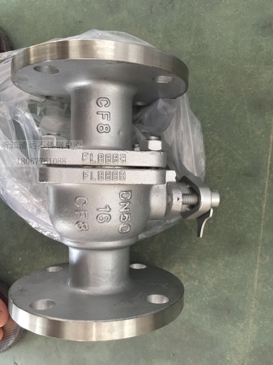 304 stainless steel flange ball valve 316L flange ball valve 1 inch DN50 valve Q41F-16P Q41F-16P temperature DN80 100