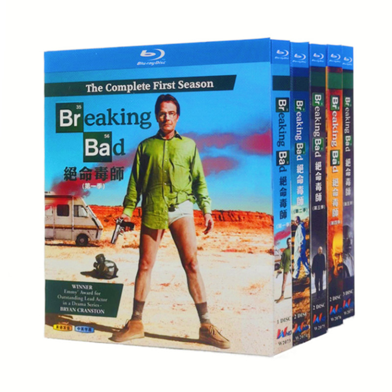 Blue light ultra-high-definition drama Jedi Breaking bad 1-5 Season BD disc disc 10 disc fit-Taobao