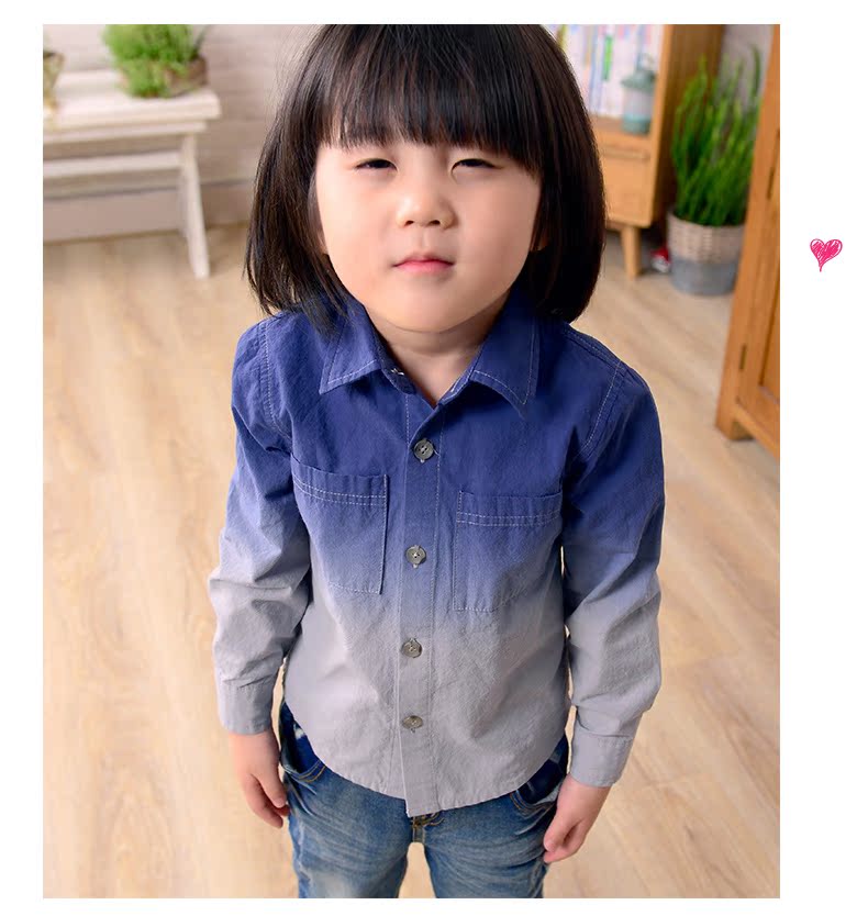 Chemise enfant à manche longue - Ref 2082897 Image 18