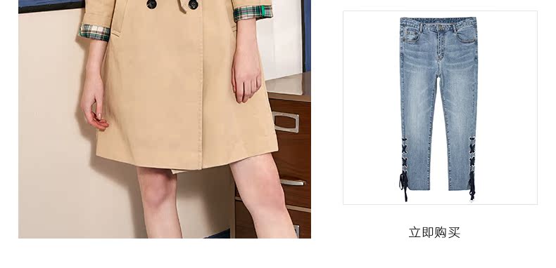 Trench pour femme MOFAN en Coton - Ref 3226855 Image 14