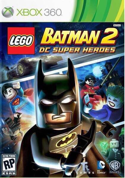 XBOX360 disc game disc Lego Batman 2DC superhero (5 start 6 SF)