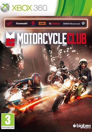 xbox360 disc game motorcycle club motorcycle club (5 start 6 SF)